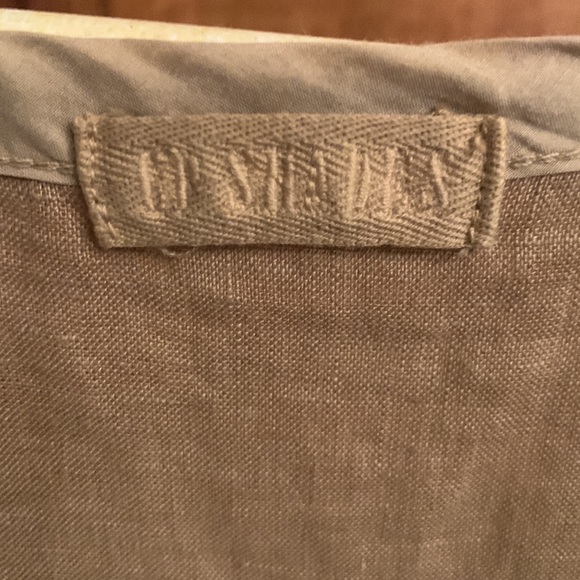 CO Shades khaki linen tunic - Picture 2 of 2